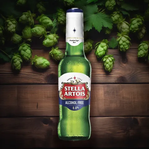 Stella Artois Alcohol-Free Lager (0.5% ABV)