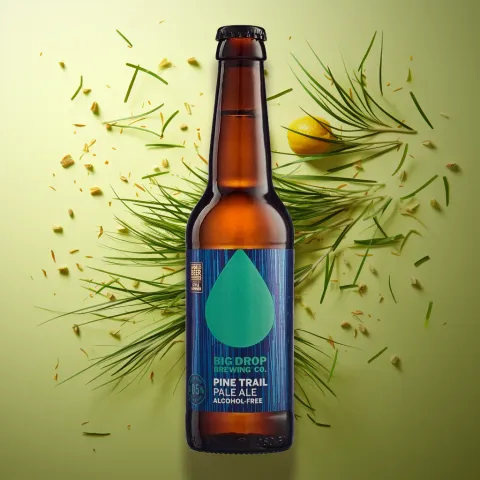 Big Drop Pine Trail Alcohol-Free Pale Ale (0.5% ABV)