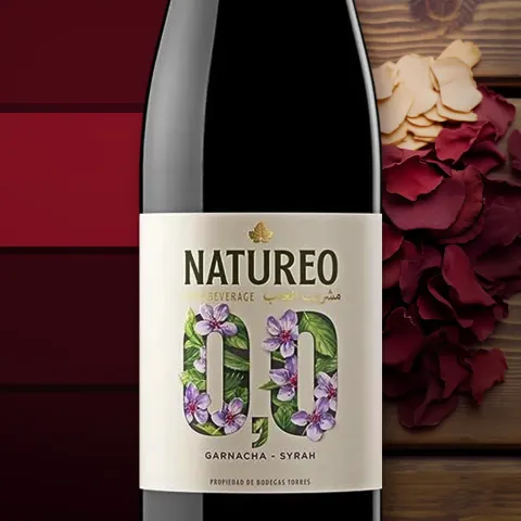 Torres Natureo Alcohol-Free Tinto Syrah Red Wine (0% ABV)