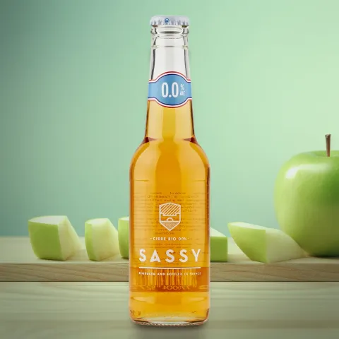 Maison Sassy Organic Alcohol-Free Cider (0.0% ABV)