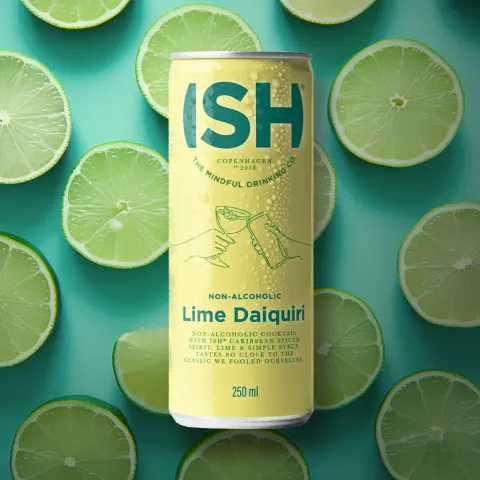 Ish Spirits Lime Daiquiri Alcohol-Free Cocktail (0.5% ABV)