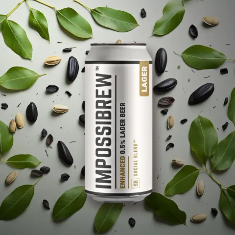 Impossibrew Functional Alcohol-Free Lager 2.0 (0.5% ABV)