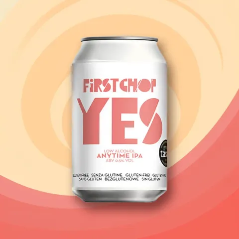 First Chop Yes Anytime Alcohol-Free IPA (0.5% ABV)
