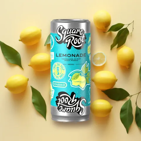 Square Root Lemonade Can (0% ABV)