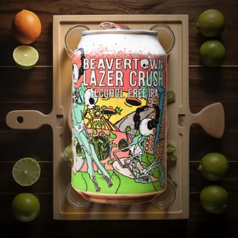 Beavertown Lazer Crush Alcohol-Free IPA (0.3% ABV)