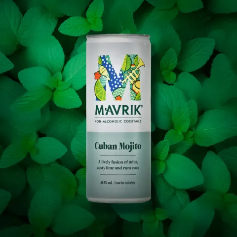 Mavrik Non-Alcoholic Cuban Mojito Cocktail (0.5% ABV)