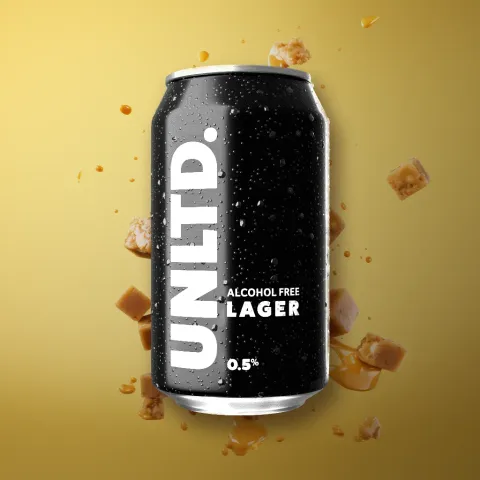 UNLTD. Alcohol-Free Lager (0.5% ABV)