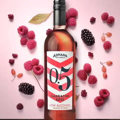 Adnams Garnacha Alcohol-Free Rosé Wine (0.5% ABV)
