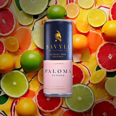 Savyll Paloma Tequila Alcohol-Free Cocktail Can (0% ABV)