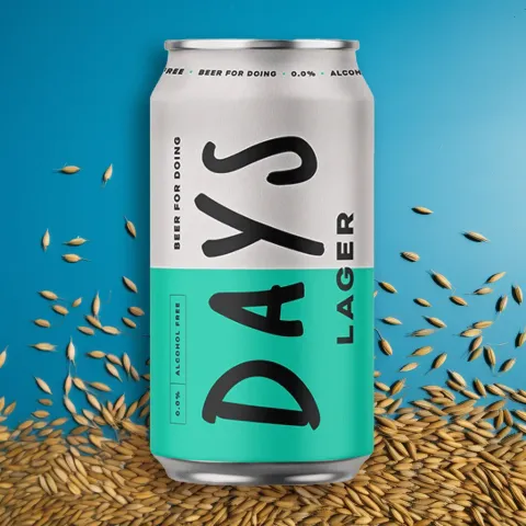 Days Brewing Alcohol-Free Lager Can (0.0% ABV)