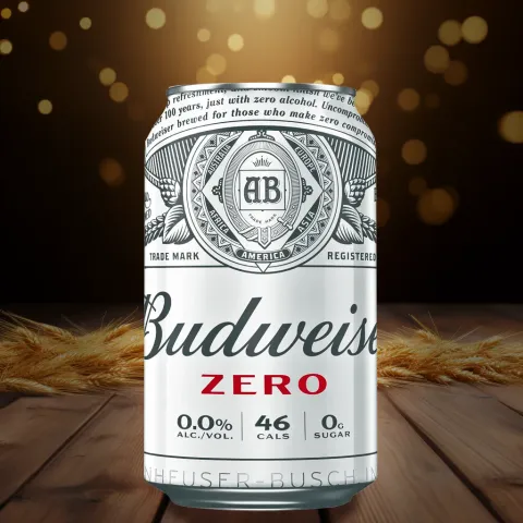 Budweiser Zero Alcohol-Free Beer (0.0% ABV)