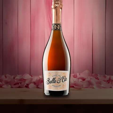 Belle & Co (Bees Knees) Alcohol-Free Sparkling Rose (0% ABV)