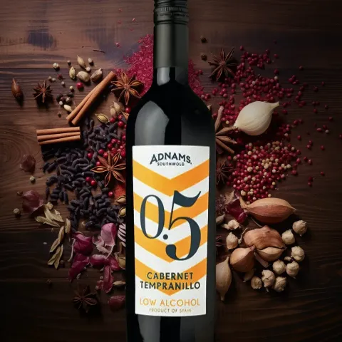 Adnams Cabernet / Tempranillo Alcohol-Free Red Wine (0.5% ABV)