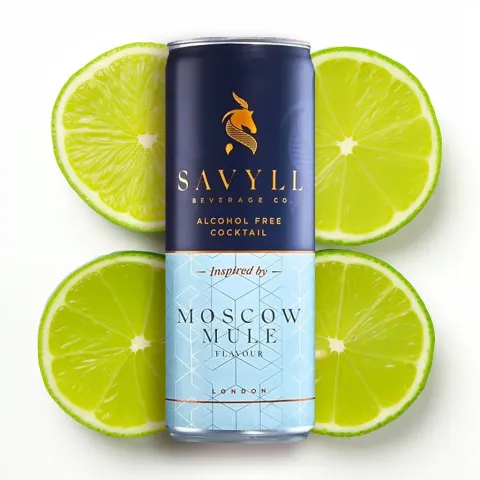 Savyll Moscow Mule Alcohol-Free Cocktail Can (0% ABV)