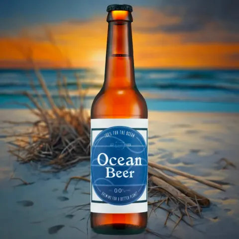 Ocean Beer Alcohol-Free Lager (0.0% ABV)