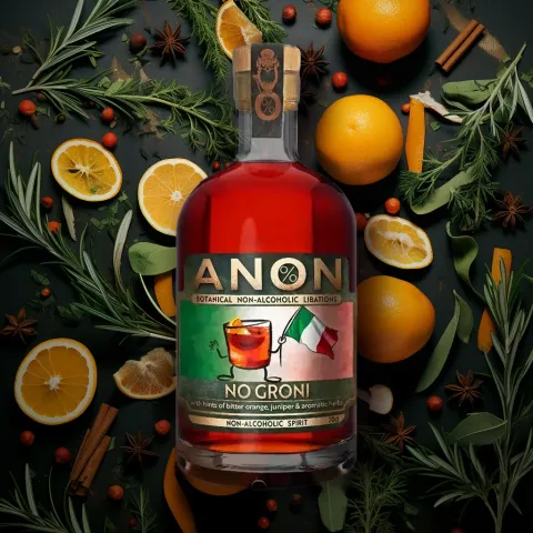 Anon Alcohol-Free NoGroni (0% ABV)
