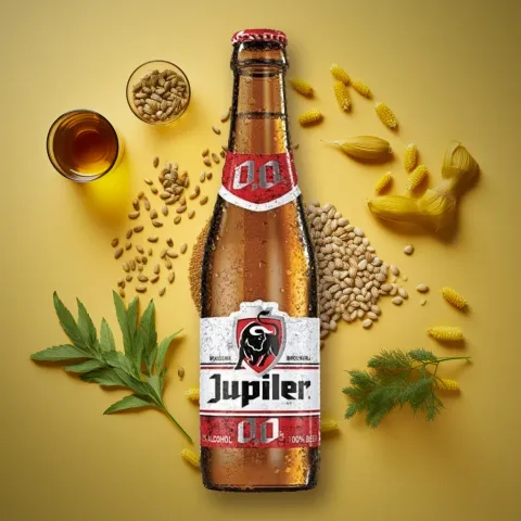 Jupiler Non-Alcoholic Beer (0% ABV)