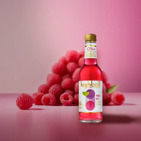 Highball Alcohol-Free Pink G&T (0% ABV)