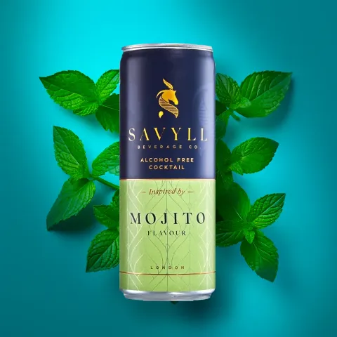 Savyll Mojito Alcohol-Free Cocktail Can (0% ABV)