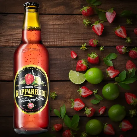 Kopparberg Strawberry & Lime Non-Alcoholic (0.05% ABV)