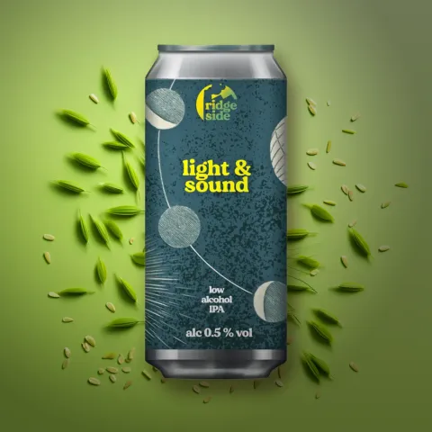 Ridgeside Brewery Light & Sound Low Alcohol Hazy IPA ( 0.5% abv)