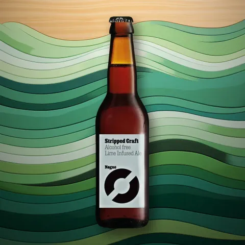 Nogne Ø Stripped Craft Alcohol-Free Lime Infused Ale (0% ABV)