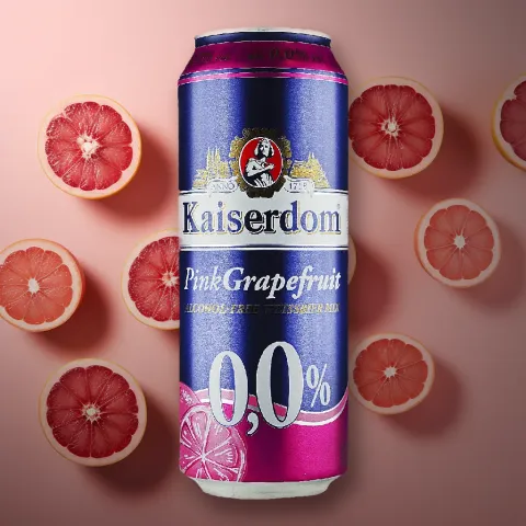 Kaiserdom Alcohol-Free Pink Grapefruit Weissbier (0.0% ABV)