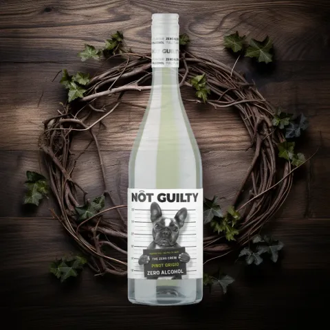 Not Guilty Alcohol-Free Pinot Grigio Wine (0.05% ABV)