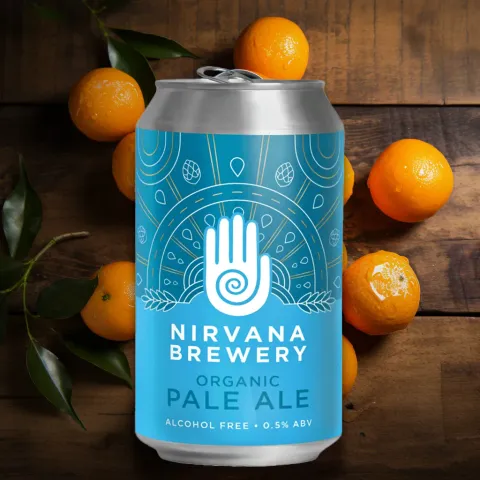 Nirvana Organic Alcohol-Free Pale Ale Can (0.5% ABV)