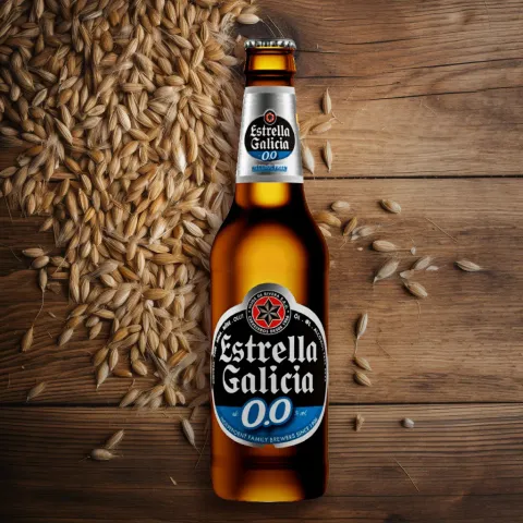 Estrella Galicia Alcohol-Free Beer (0% ABV)