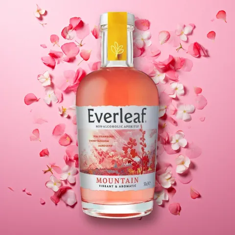 Everleaf Mountain Alcohol-Free Pink Gin (0% ABV)