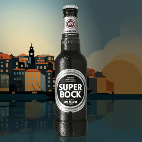 Super Bock Alcohol-Free Stout (0.5% ABV)
