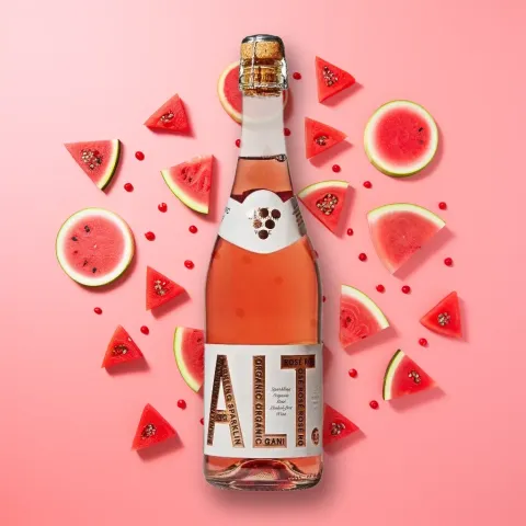 Alt Alcohol-Free Organic Rose Sparkling Wine (0.0% ABV)
