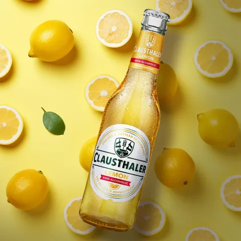 Clausthaler Lemon Alcohol-Free Beer (0.5% ABV)