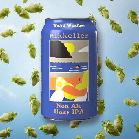 Mikkeller Weird Weather Hazy Alcohol-Free IPA Beer Can (0.3%)