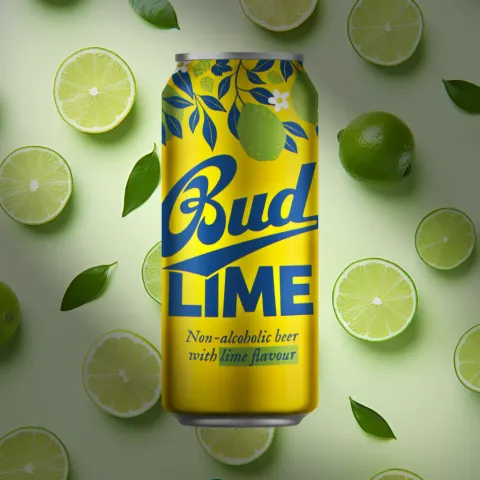 Budweiser Bud Lime Alcoholic Beer (0.5% ABV)