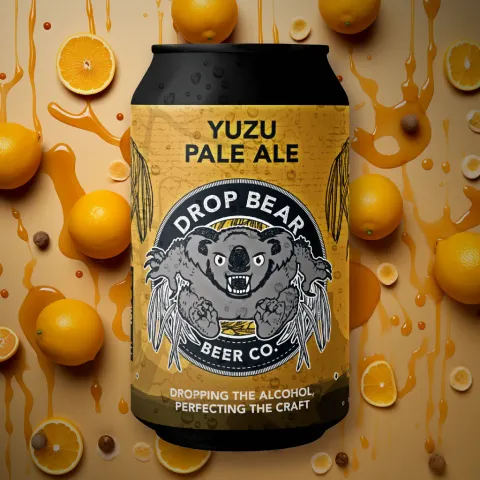 Drop Bear Yuzu Pale Ale (0.5% ABV)